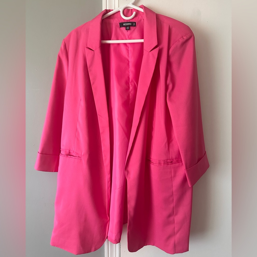 Women's Pink Missguided Blazer